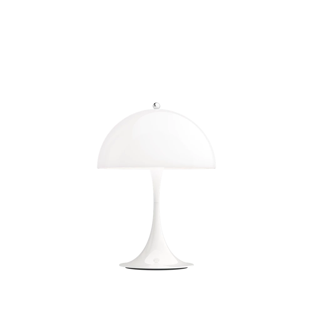 Lámpara inalámbrica de acrílico blanco ópalo Panthella Portable 250 - Louis  Poulsen