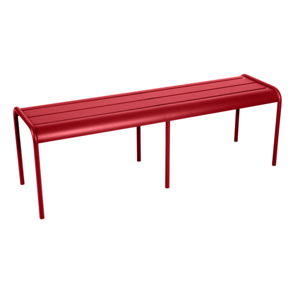 Luxembourg 3/4-Seater Bench by Fermob #POPPY