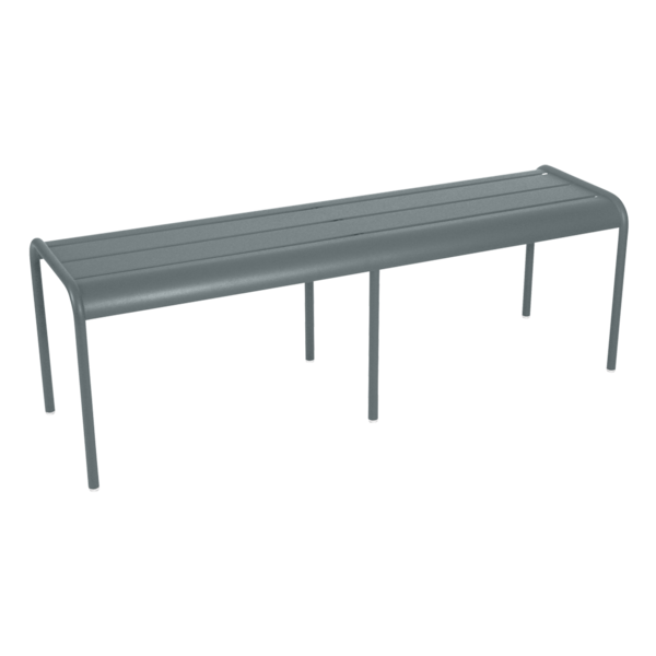 Luxembourg 3/4-Seater Bench by Fermob #STORM GREY