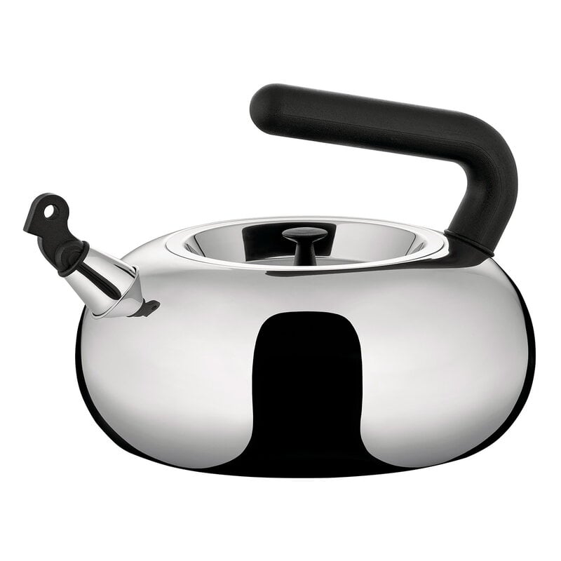 Bulbul kettle by Alessi #steel - black #