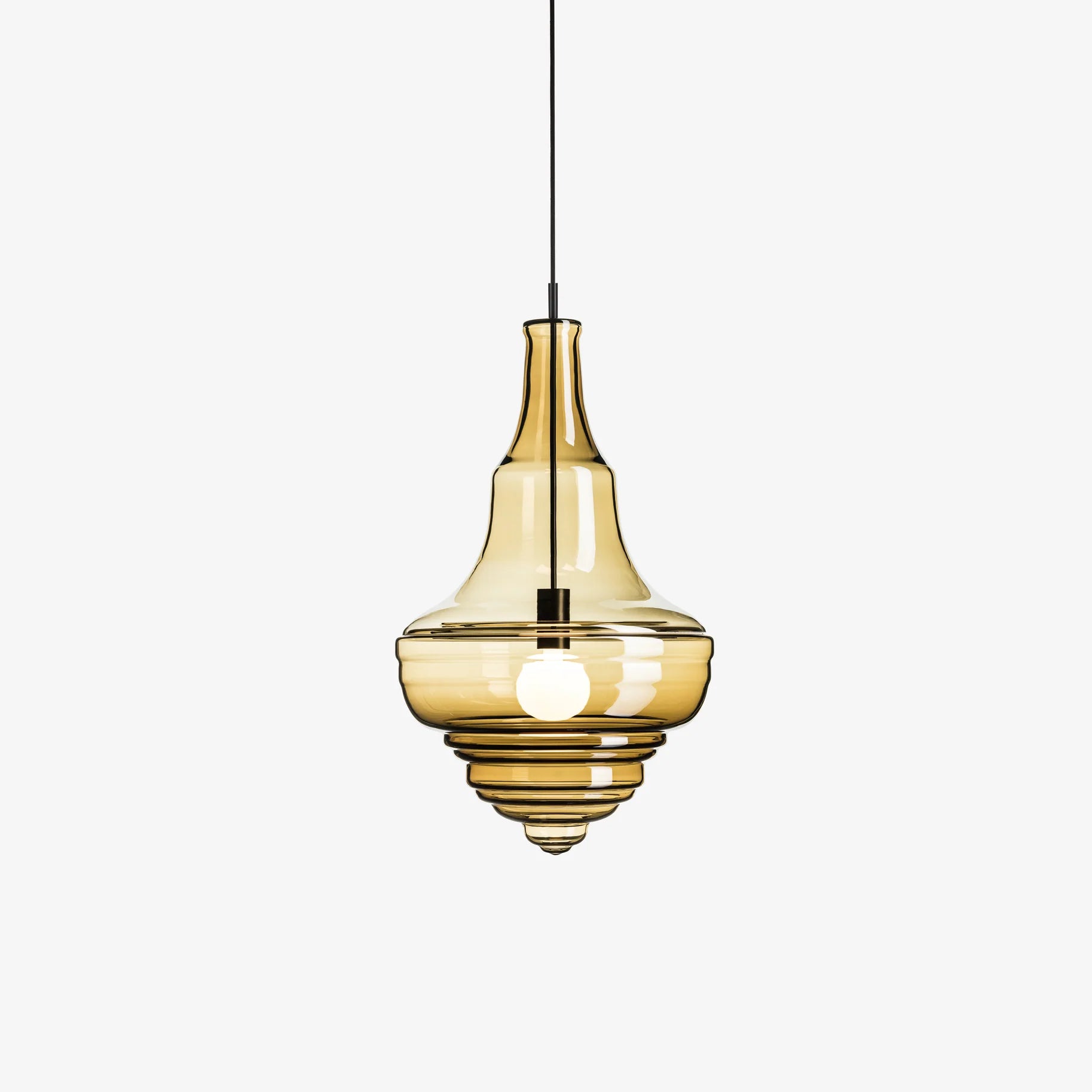 Neverending Glory Prague Estrate Theatre Pendant Lamp by Lasvit #L / Smoke