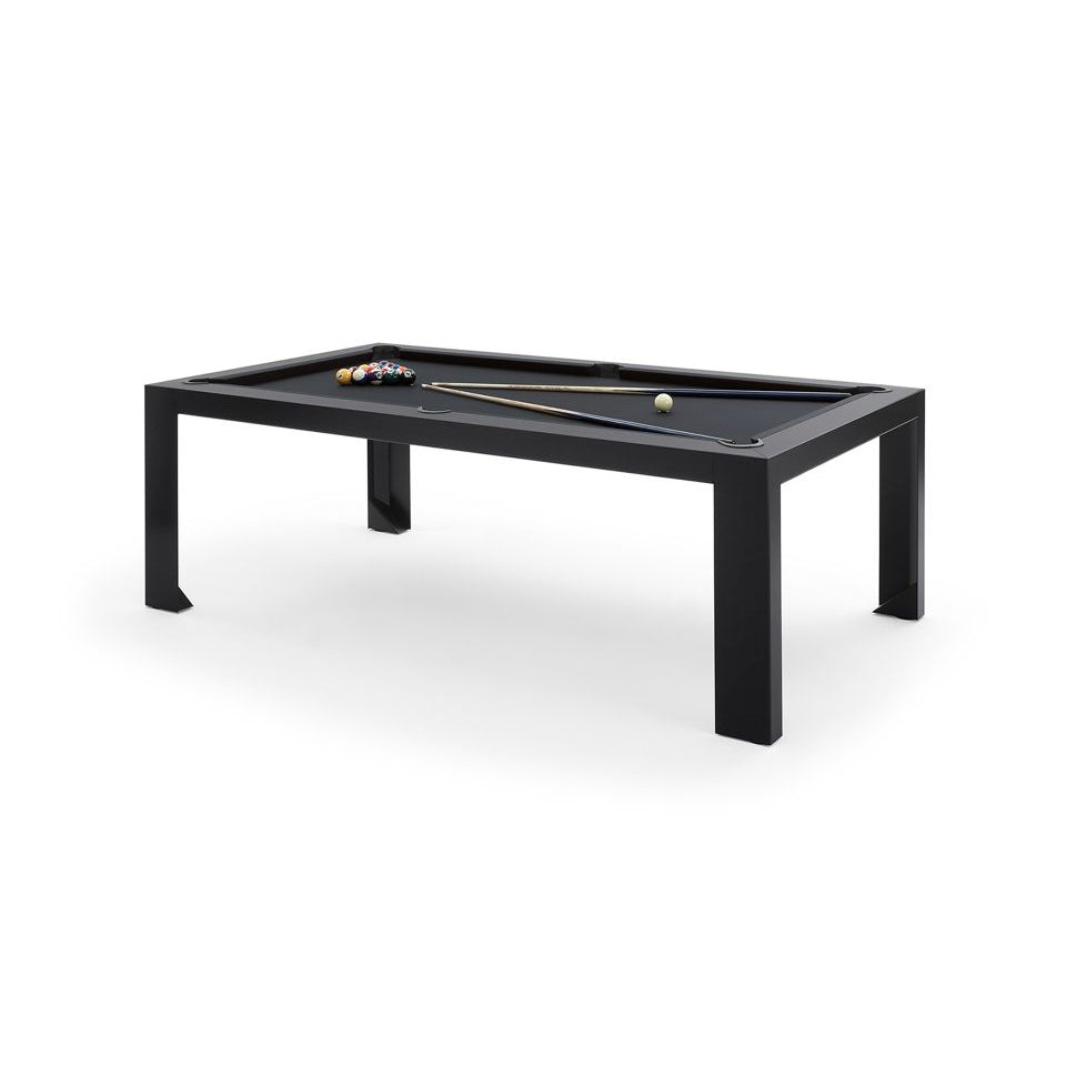 Cubista - Rectangular Wooden And Metal Pool Table by Fas Pendezza #Black