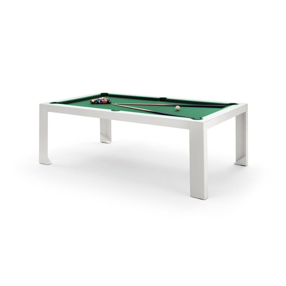 Cubista - Rectangular Wooden And Metal Pool Table by Fas Pendezza #White