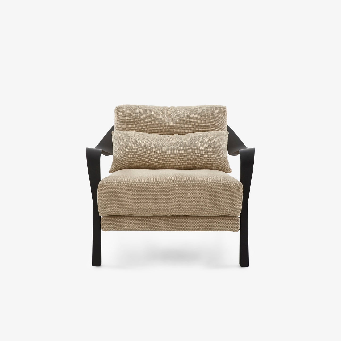 Cityloft Armchair arms in aluminium by Ligne Roset