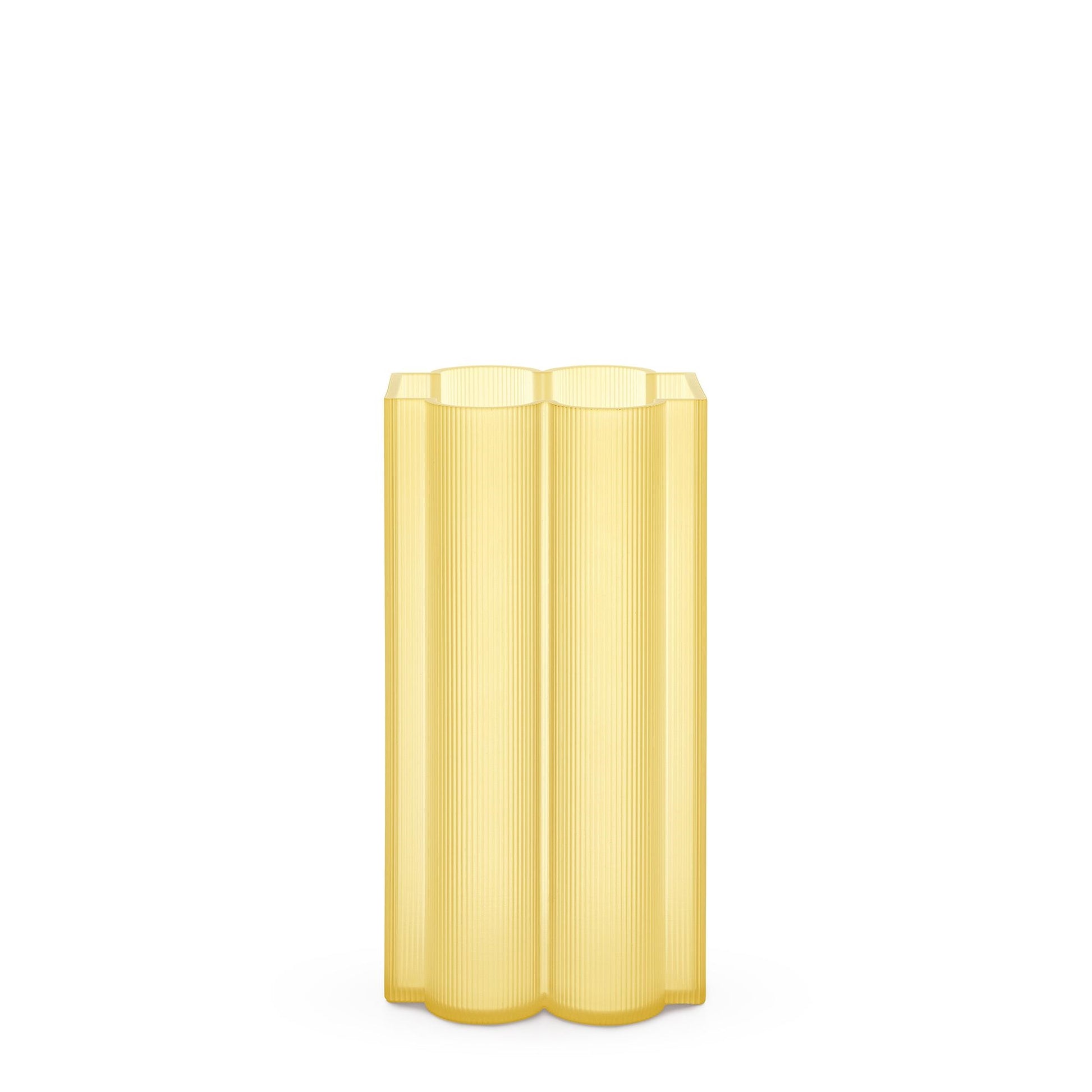 Okra Vase Tall by Kartell #Yellow