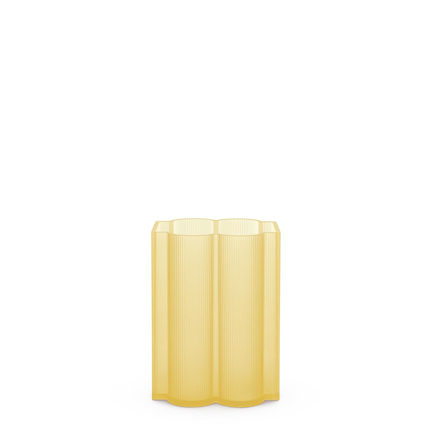 Okra Vase Low by Kartell #Yellow