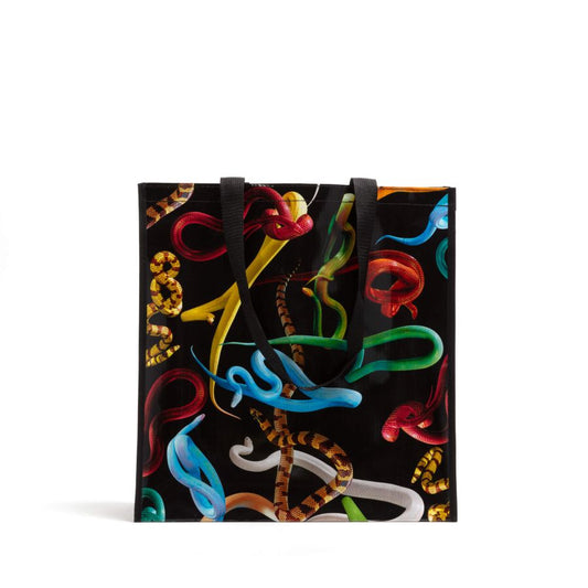 Big Shopper Bag Snakes by Seletti