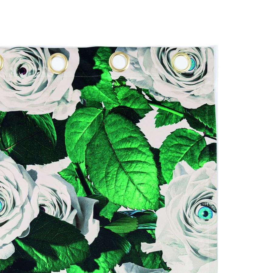 Polyester Curtain Roses by Seletti