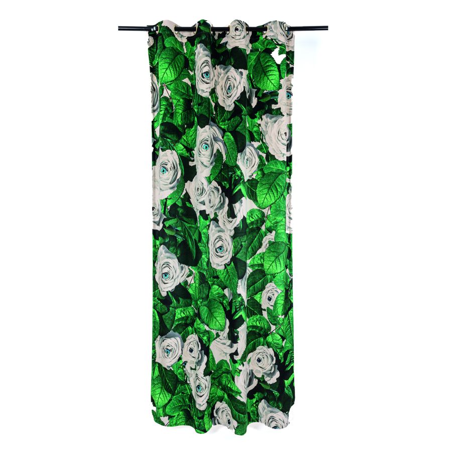 Polyester Curtain Roses by Seletti