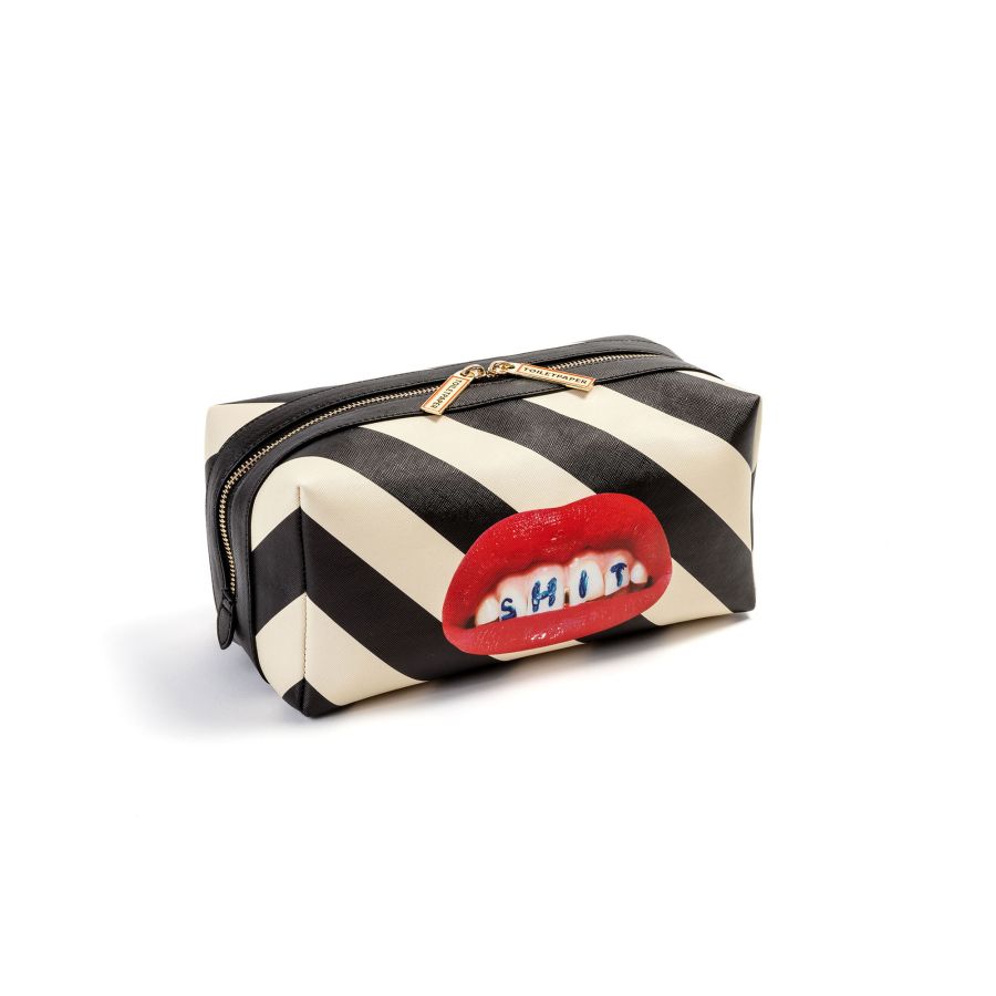 Wash Bag Shit Stripes by Seletti