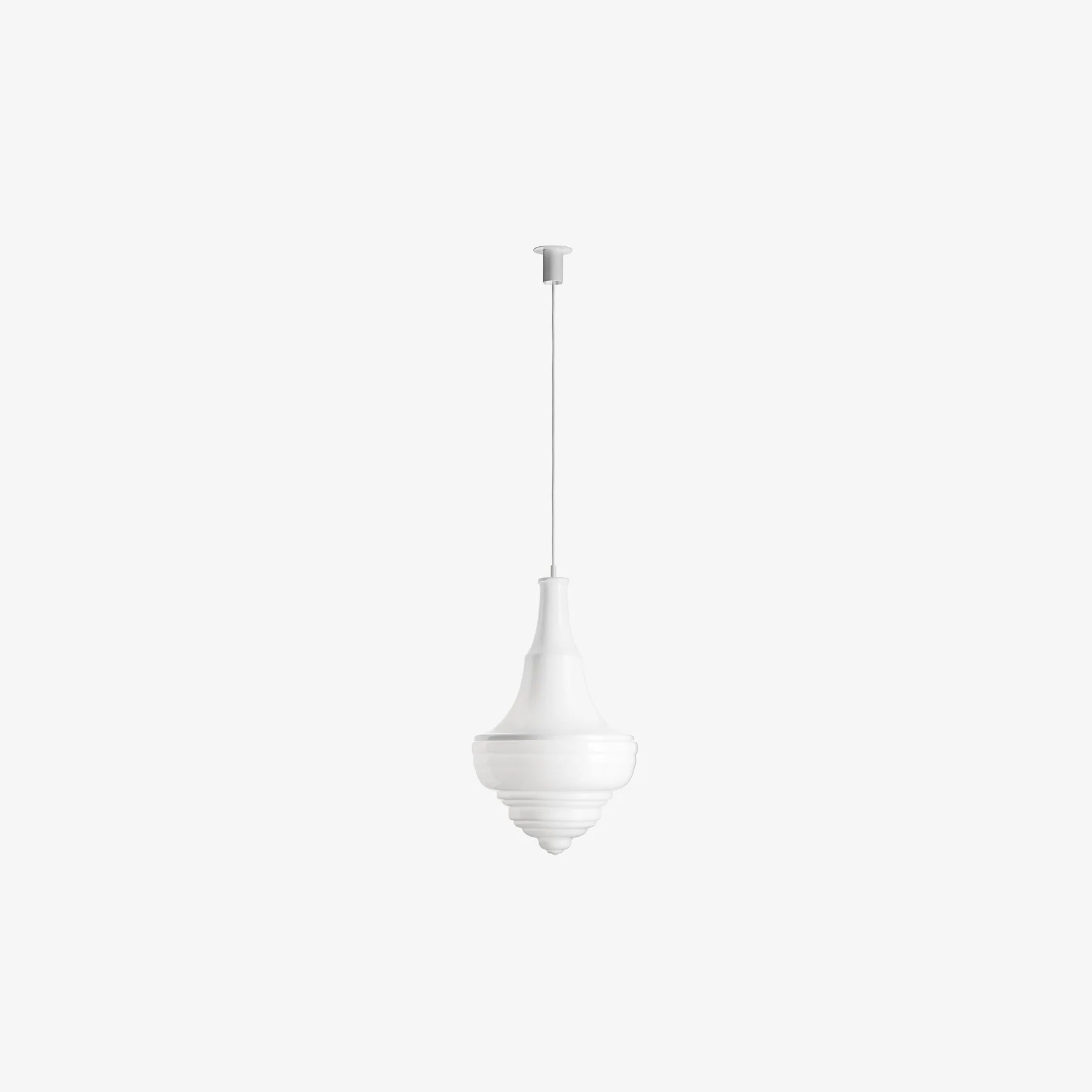 Neverending Glory Prague Estrate Theatre Pendant Lamp by Lasvit #M / Opal