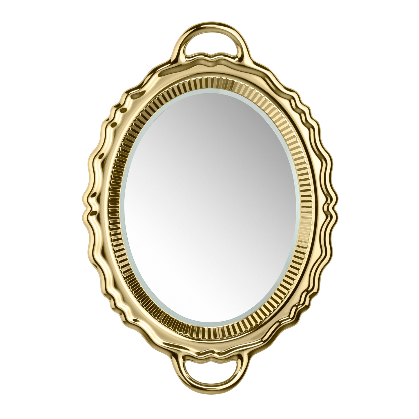 Plateau Miroir Metal Finish by Qeeboo