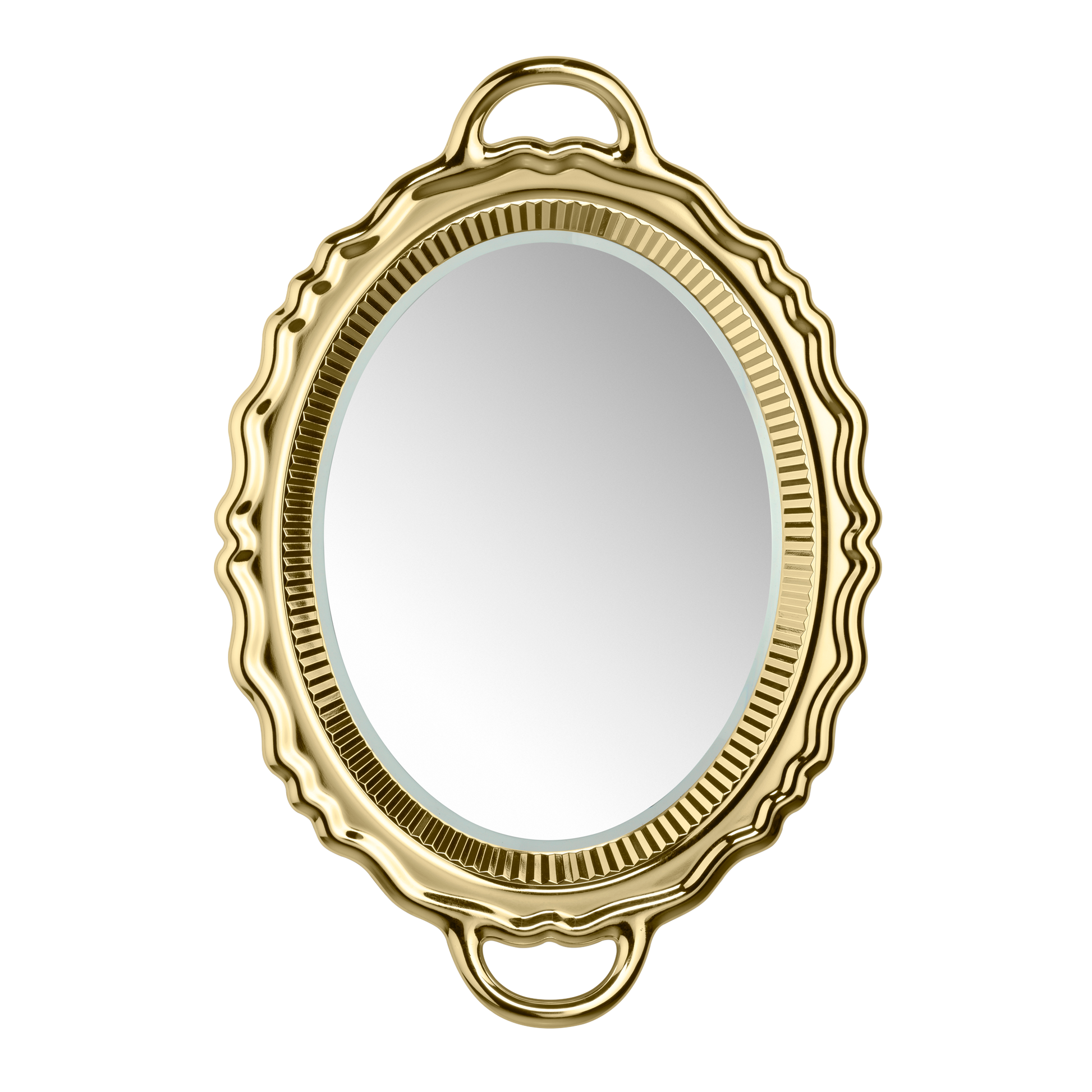 Plateau Miroir Metal Finish by Qeeboo