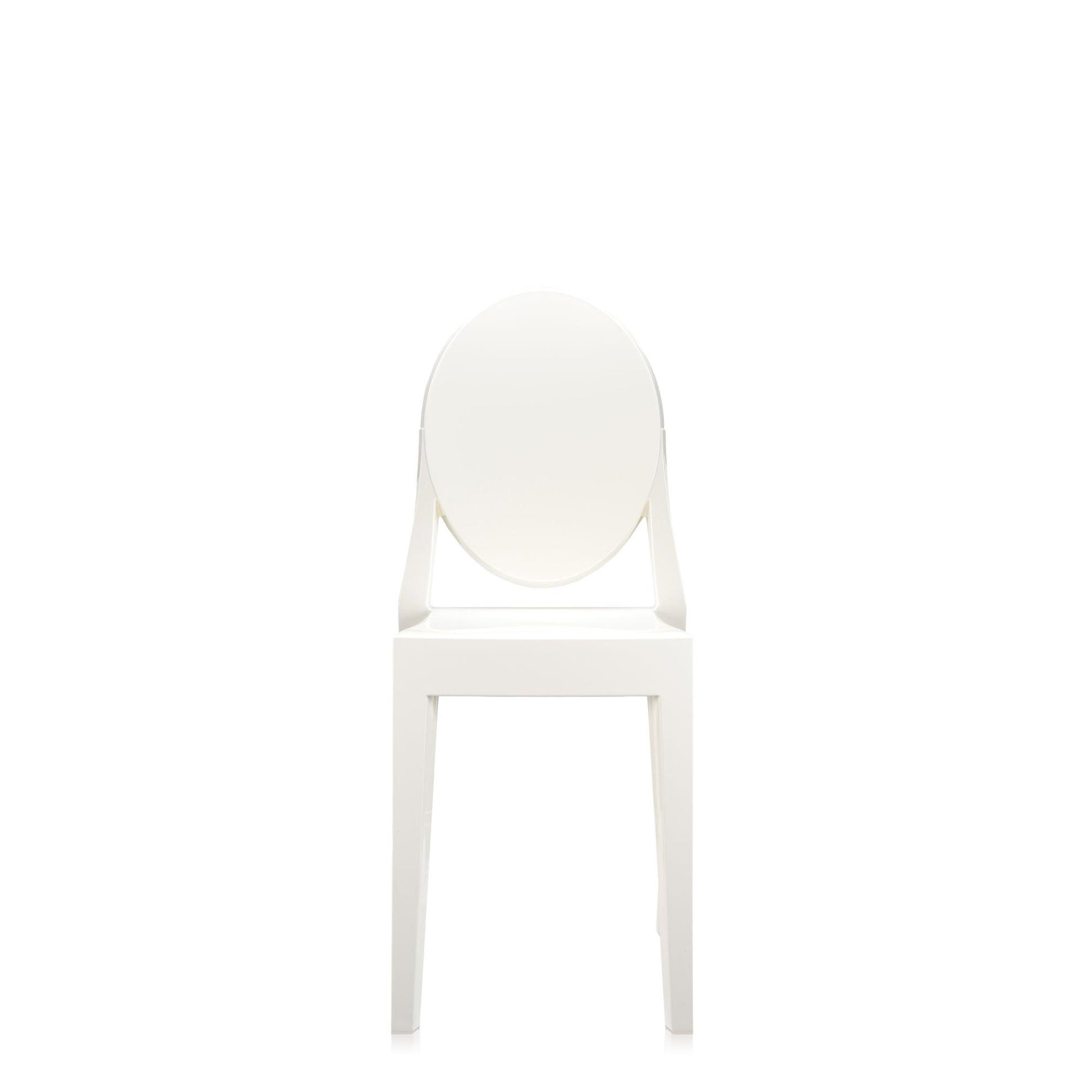 Victoria Ghost Dining Chair by Kartell #Glossy White