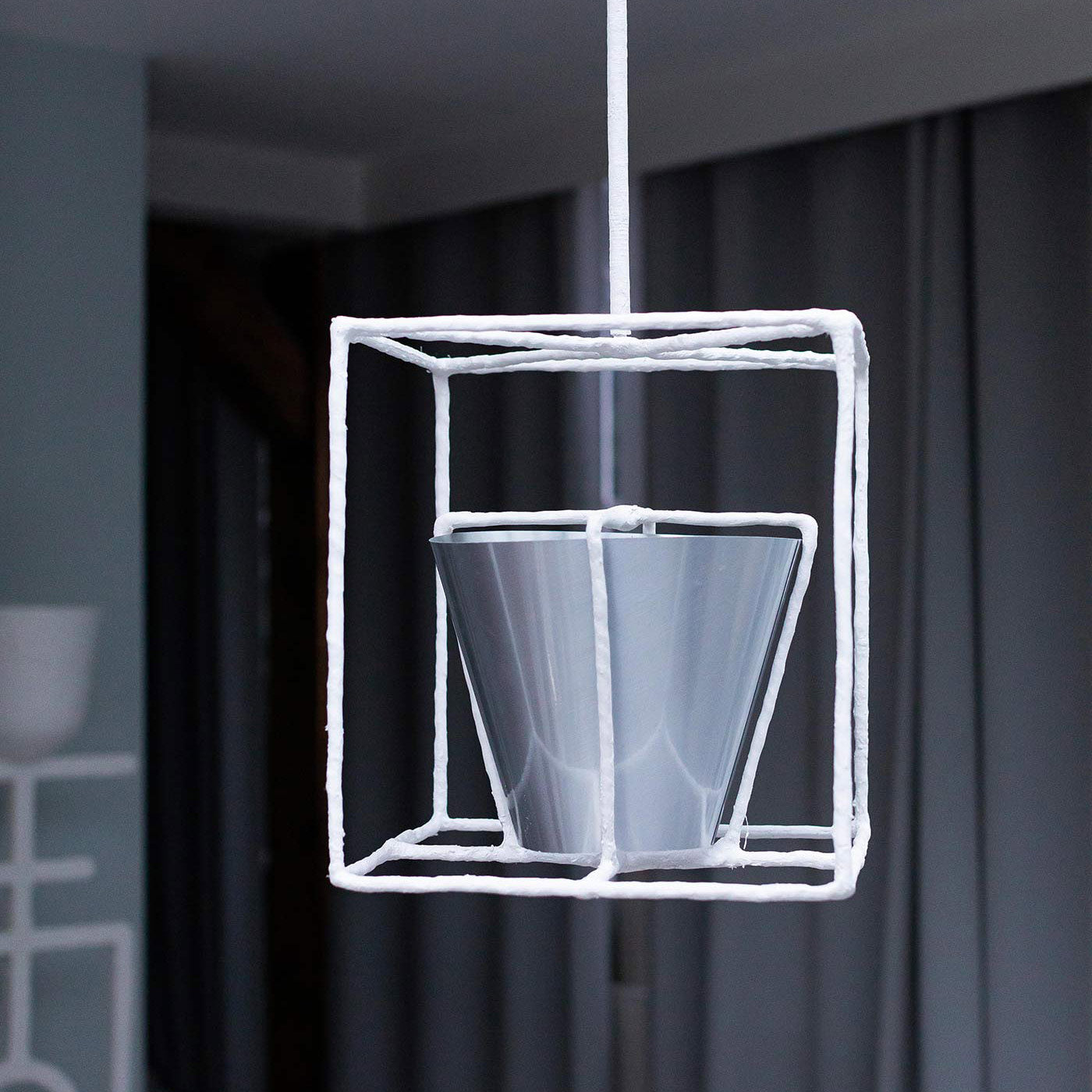 Pendant Lamp Zenox Single by Mathieu Challières