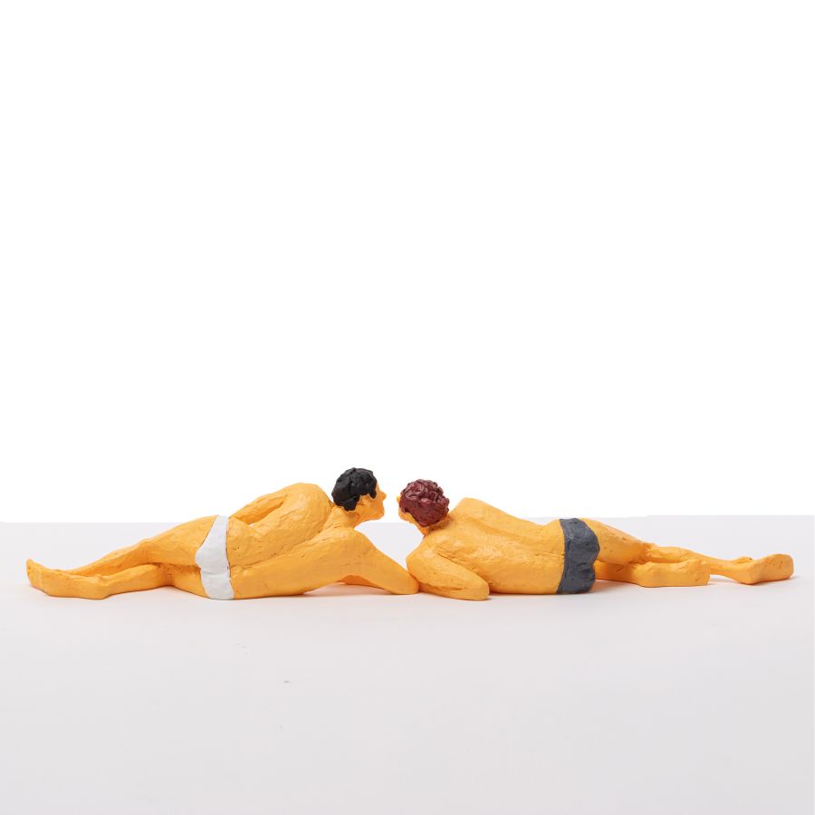 Resin Decorative Object Love Is A Verb Tom & Nick by Seletti