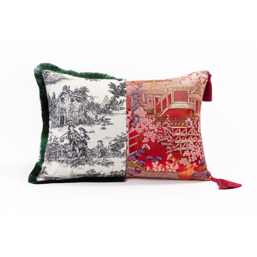 Fabric Cushion Hybrid Pirra Cushion by Seletti