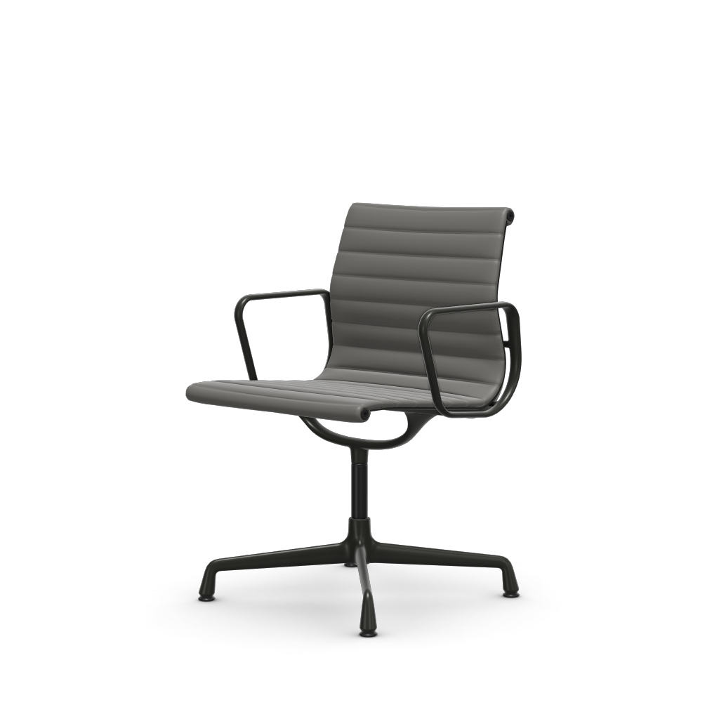 Aluminium Chairs EA 104 swivel – Dine (Cover material - Fabric Leather)