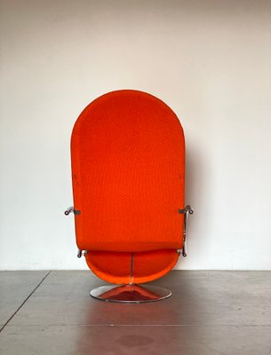 1-2-3 Series Highback Chairs by Verner Panton for Fritz Hansen, 1970s, Set of 2-NPC-2041870