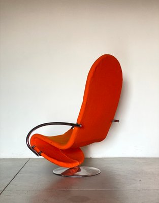 1-2-3 Series Highback Chairs by Verner Panton for Fritz Hansen, 1970s, Set of 2-NPC-2041870