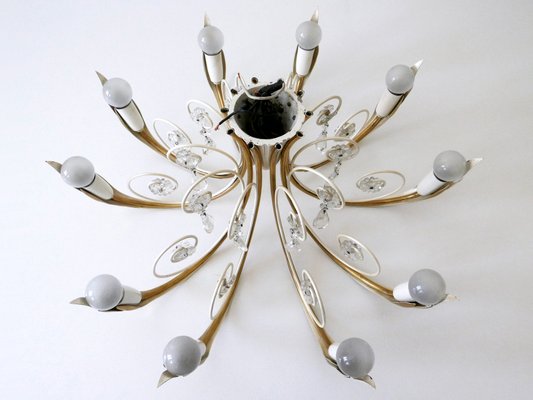 10-Flamed Ceiling Lamp from Vereinigte Werkstätten Collection, 1950s-WPT-1336758