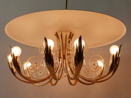 10-Flamed Ceiling Lamp from Vereinigte Werkstätten Collection, 1950s-WPT-1336758