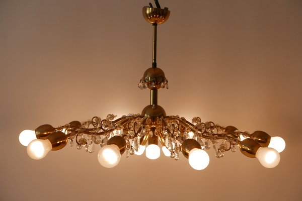 10-Light Sputnik Chandelier from Lobmeyr, 1950s-WPT-585645