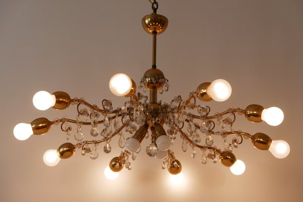 10-Light Sputnik Chandelier from Lobmeyr, 1950s-WPT-585645