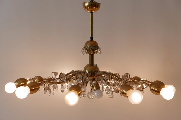 10-Light Sputnik Chandelier from Lobmeyr, 1950s-WPT-585645