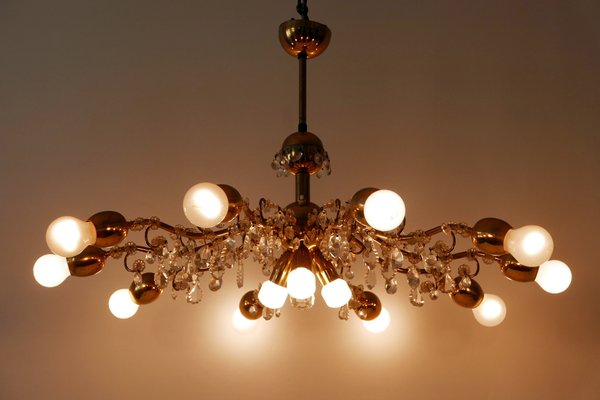 10-Light Sputnik Chandelier from Lobmeyr, 1950s-WPT-585645