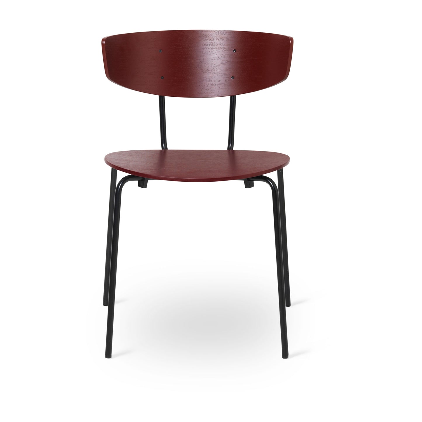 Herman Dining Chair by Ferm Living #Black/ Red Brown