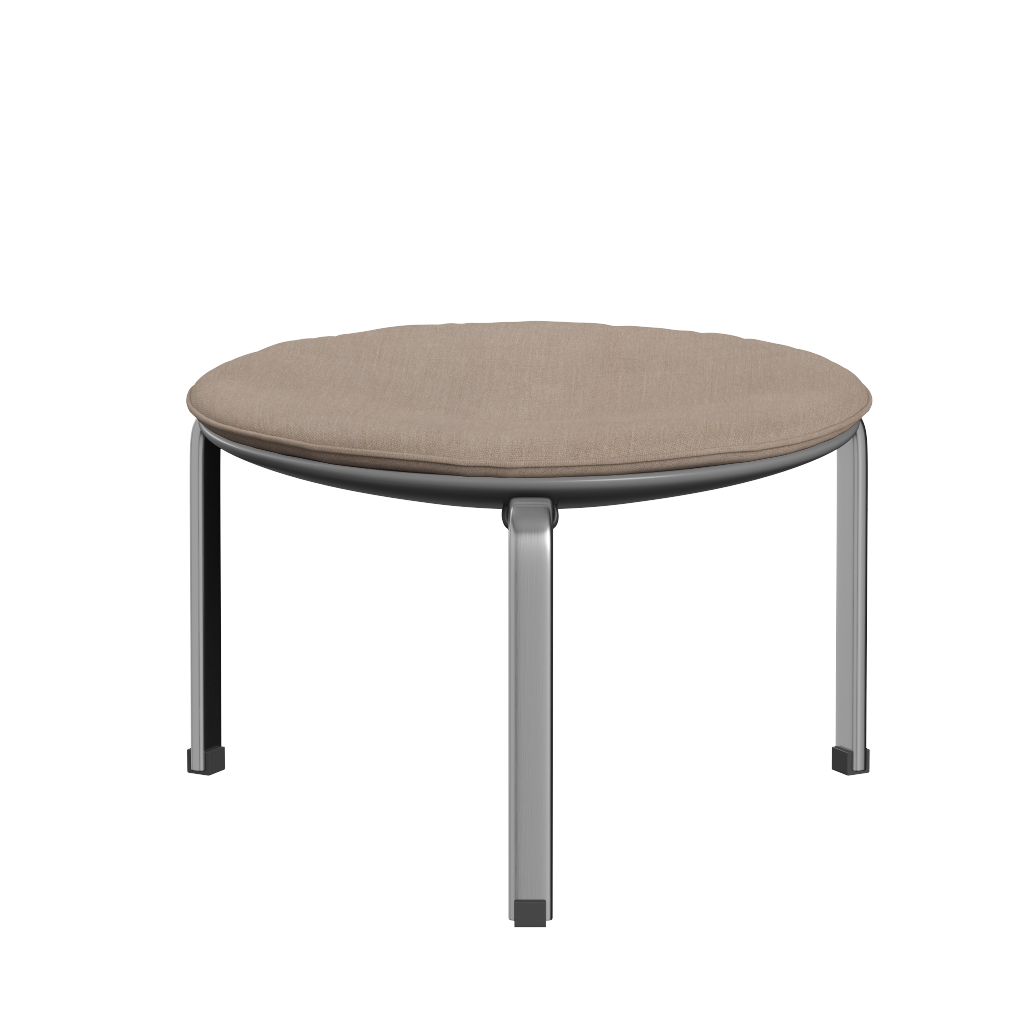 PK33 Stool, chrome frame