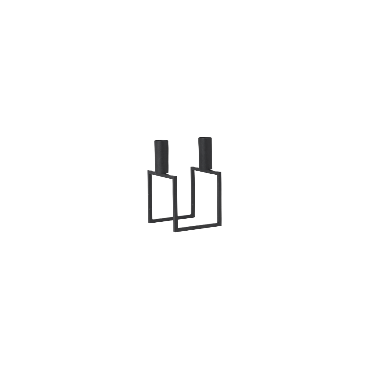 Cube Line Candlestick by Audo #Black