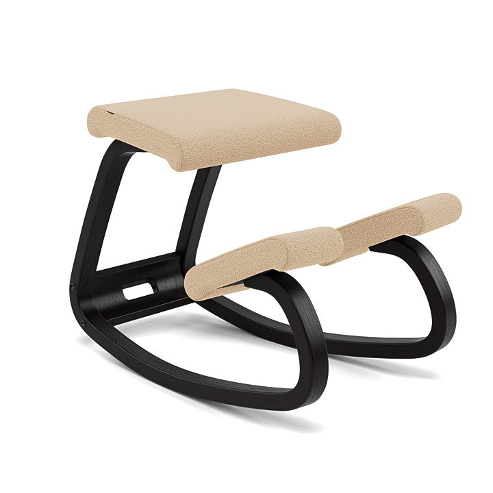 Variable ™ Balans® -The Original Kneeling Chair with the Unique Pendulum Movement (Base -Black Lacquered ash)