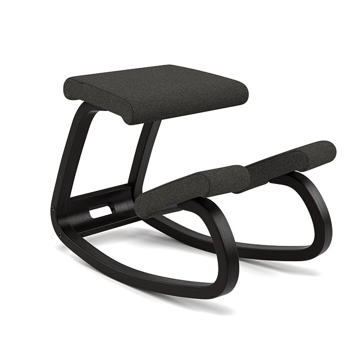 Variable ™ Balans® -The Original Kneeling Chair with the Unique Pendulum Movement (Base -Black Lacquered ash)