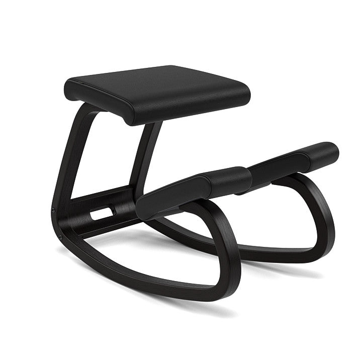 Variable ™ Balans® -The Original Kneeling Chair with the Unique Pendulum Movement (Base -Black Lacquered ash)