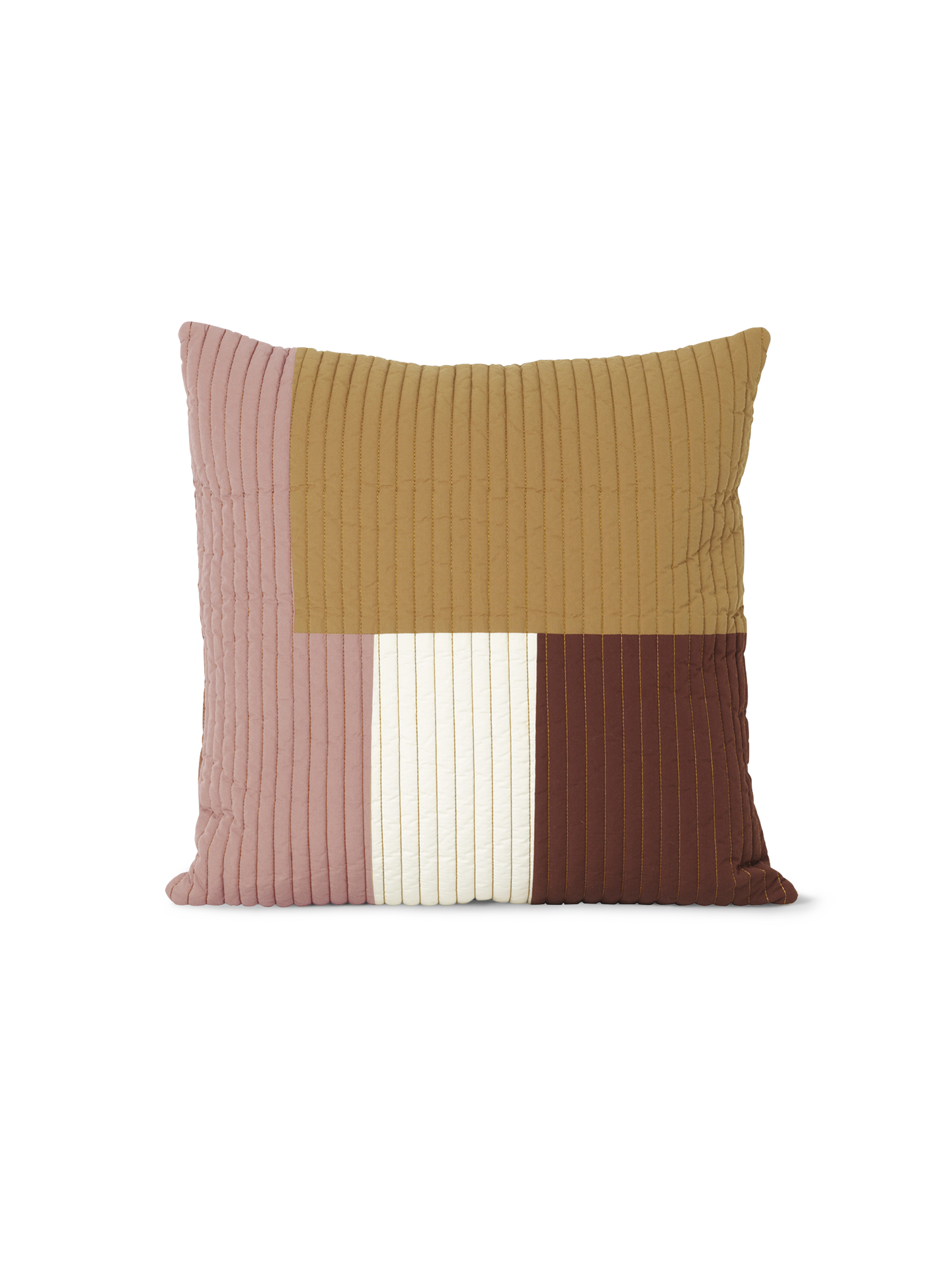 Shay Quilt Cushion - Mustard by Ferm Living