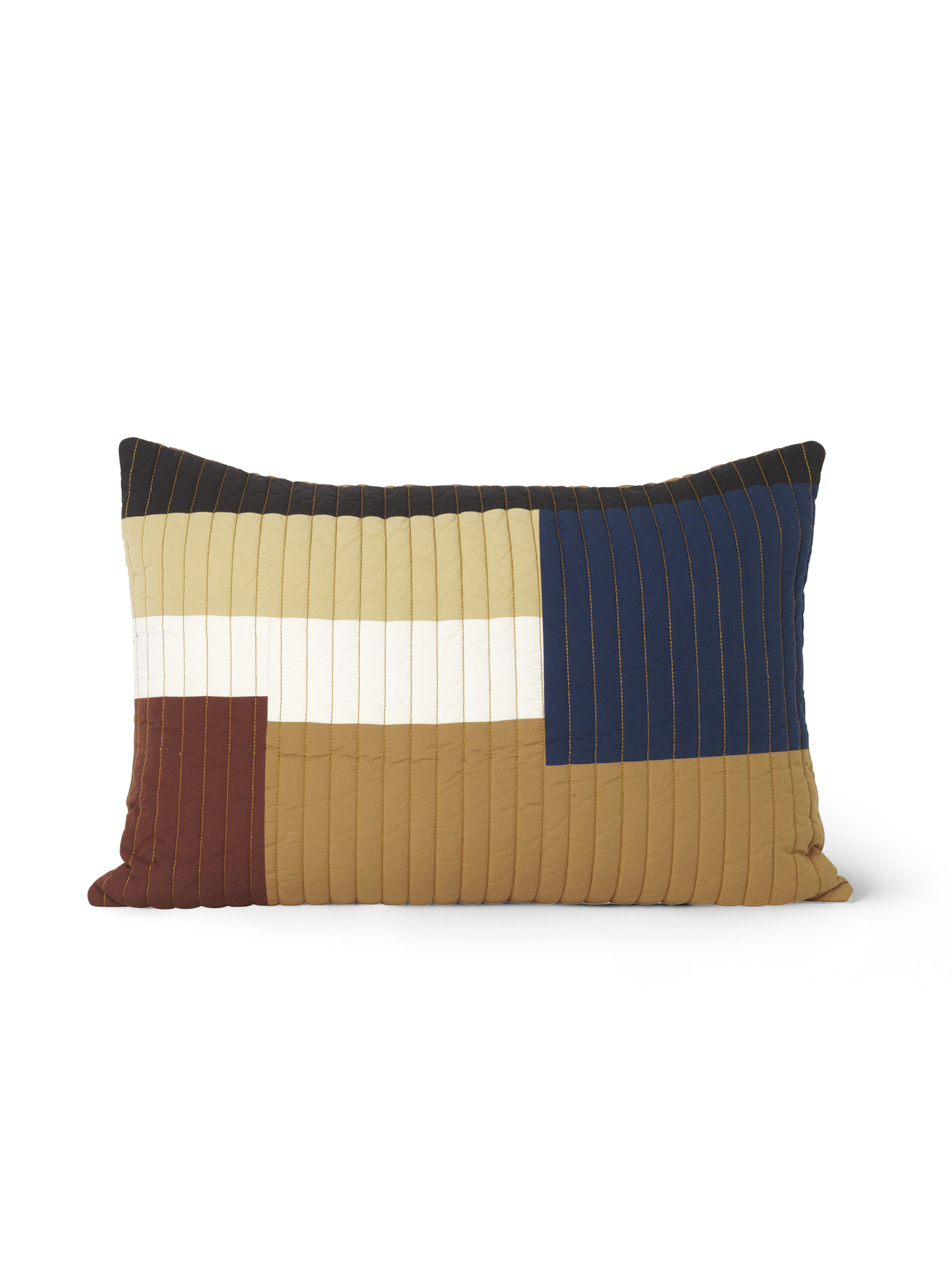 Shay Quilt Cushion - Mustard by Ferm Living