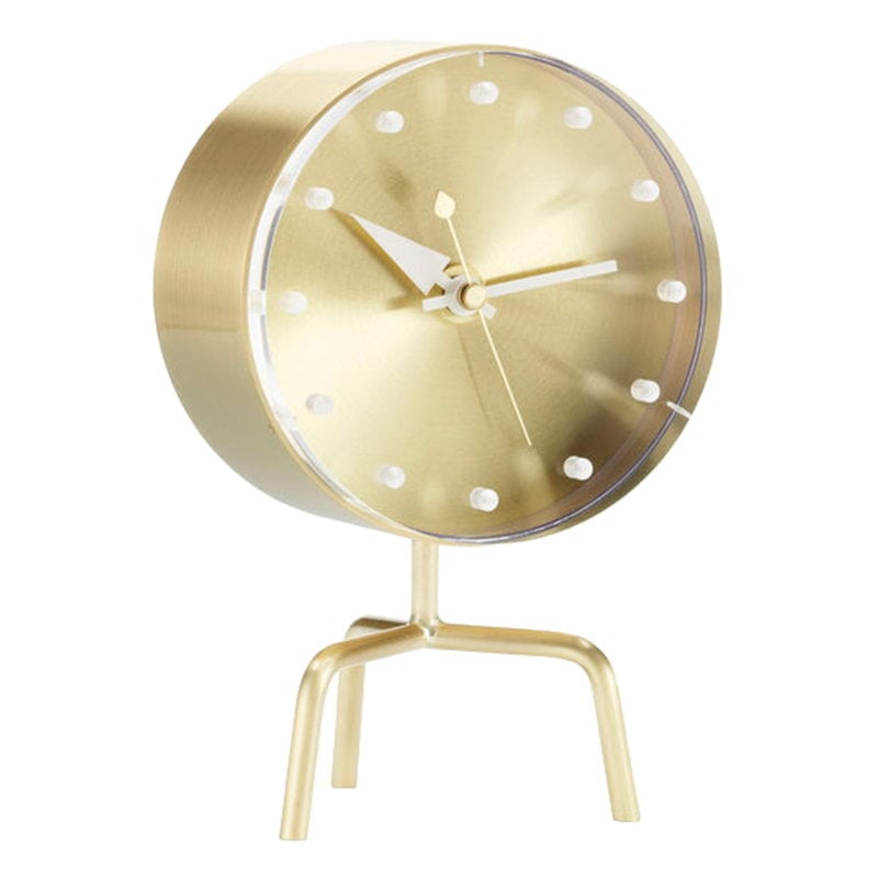 Tripod Clock by Vitra #brass #