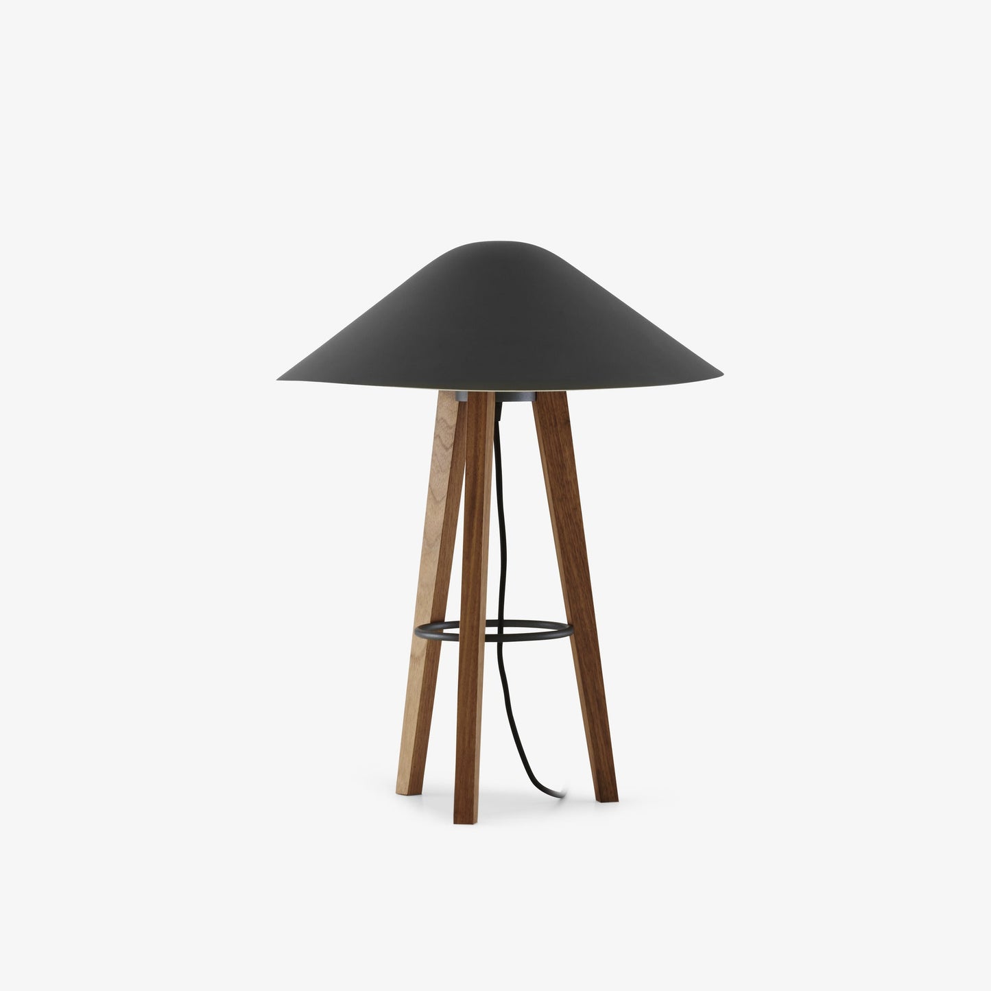 Melusine -LED Steel and Wood Table Lamp