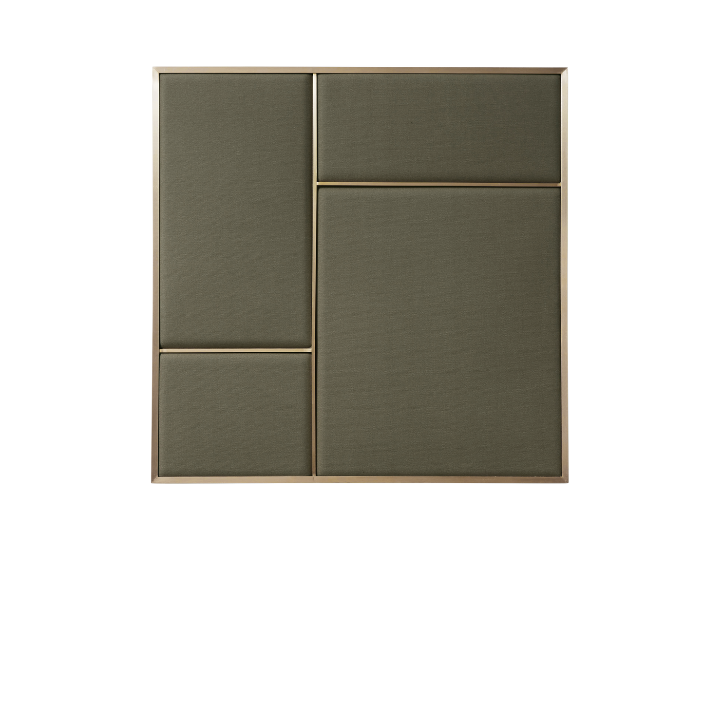 Nouveau Pin Notice Board Medium by Please wait to be seated #Brass/Oyster Grey