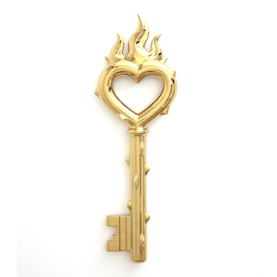 Porcelain Decorative Object PASSION KEY by Seletti #Gold