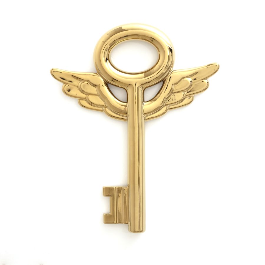 Porcelain Decorative Object FREEDOM KEY by Seletti #GOLD