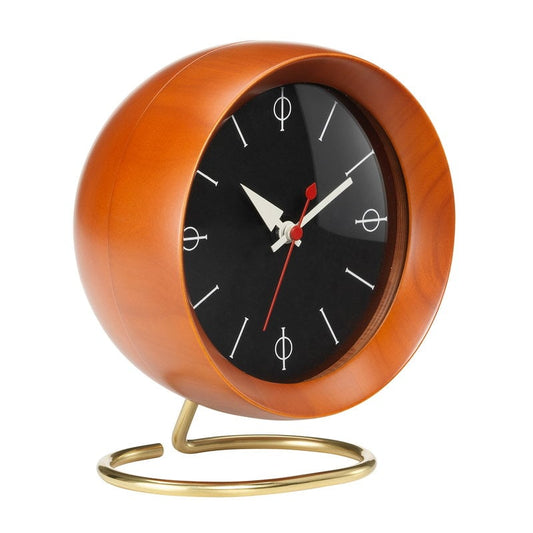 Chronopak table clock by Vitra #walnut veneer #