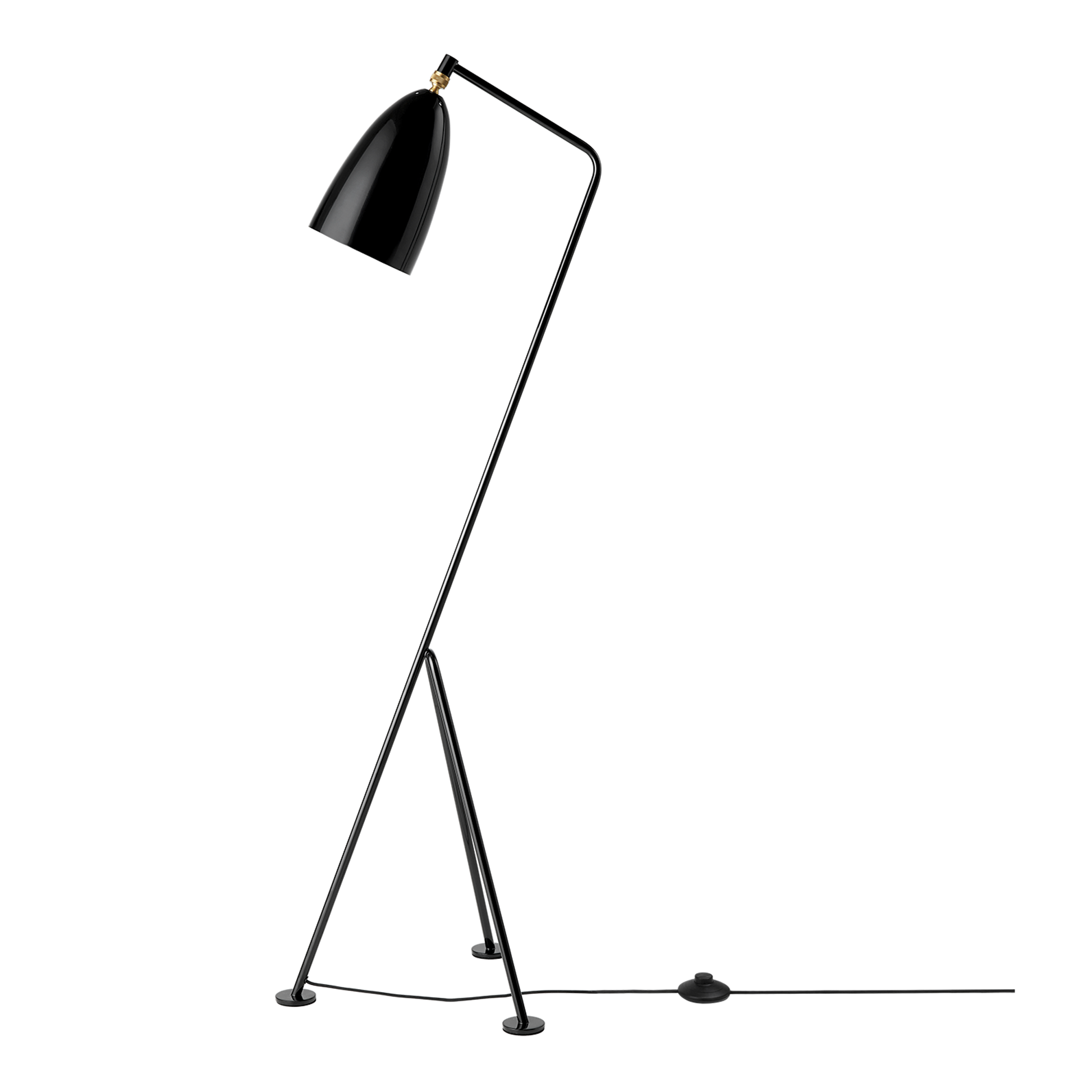 Grossman Collection Gräshoppa Floor Lamp by GUBI #Glossy black