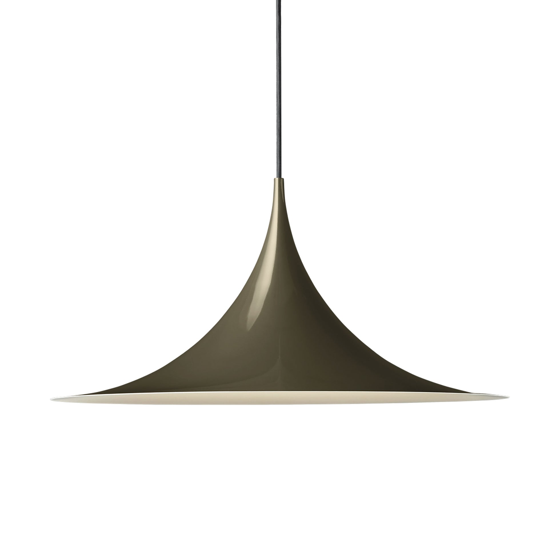 Semi Pendant Lamp Medium by GUBI #Blank Dark Cocoa