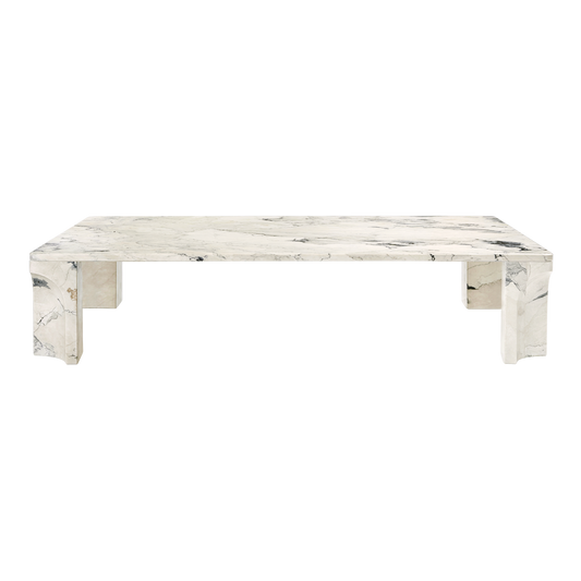 Doric Coffee Table Rectangular 140 x 80 cm by GUBI #Electric Grey