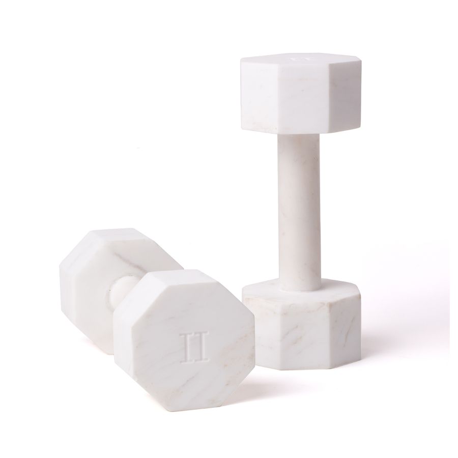 Marble Decorative Object Lvdis Set 2 Dumbell by Seletti #KG. 2