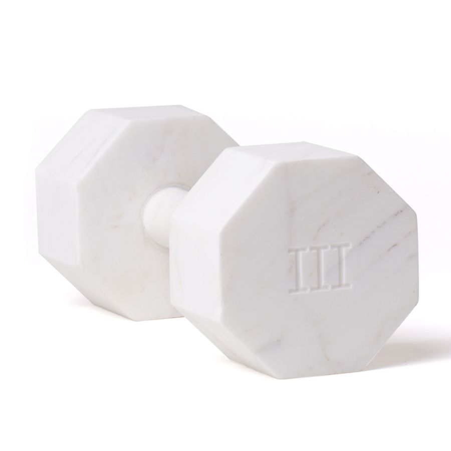 Marble Decorative Object Lvdis Set 2 Dumbell by Seletti #KG. 3