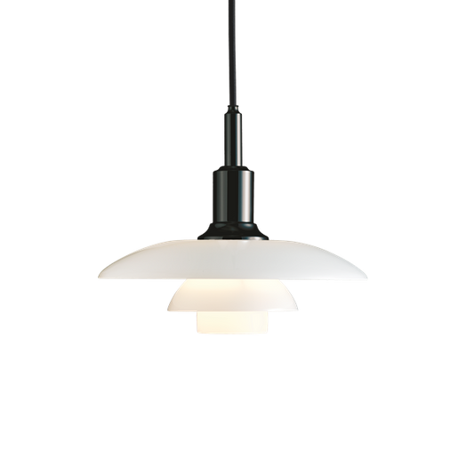 PH 3/2 Pendant Lamp by Louis Poulsen #Black metallised